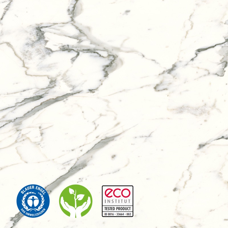 Ceramin Tiles Carrara vained white
