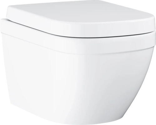 Wand-WC Set Euro Keramik spülrandlos